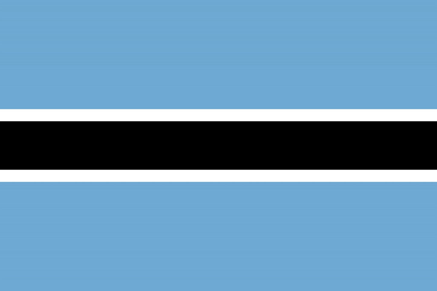 Botswana Flag fridge, souvenier magnet travel keepsake vibrant colors choose size: small