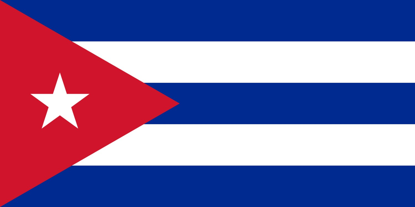 Cuba Flag fridge, souvenier magnet travel keepsake vibrant colors. size: small