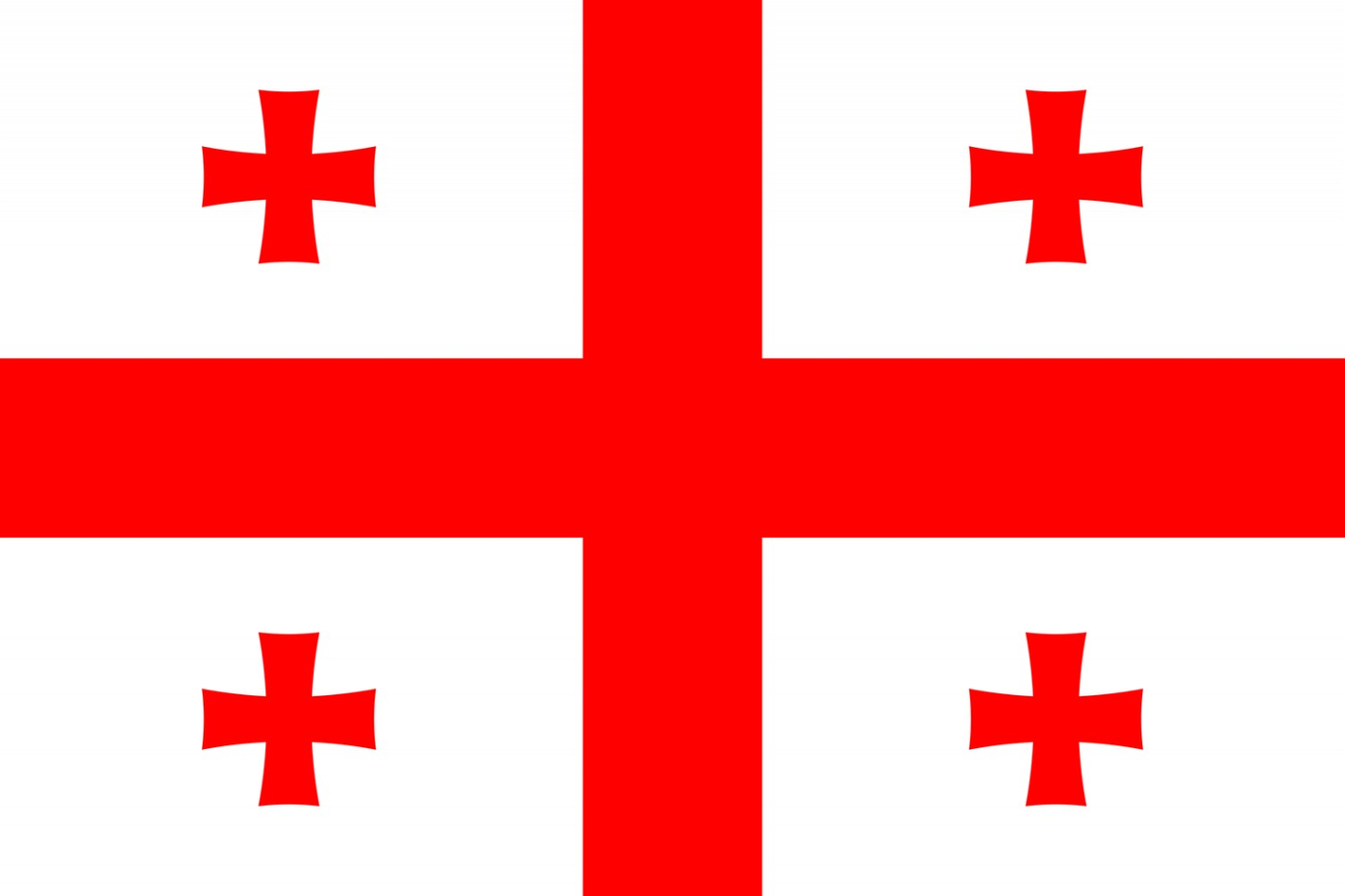 Georgia Flag fridge, souvenier magnet travel keepsake vibrant colors, size: small