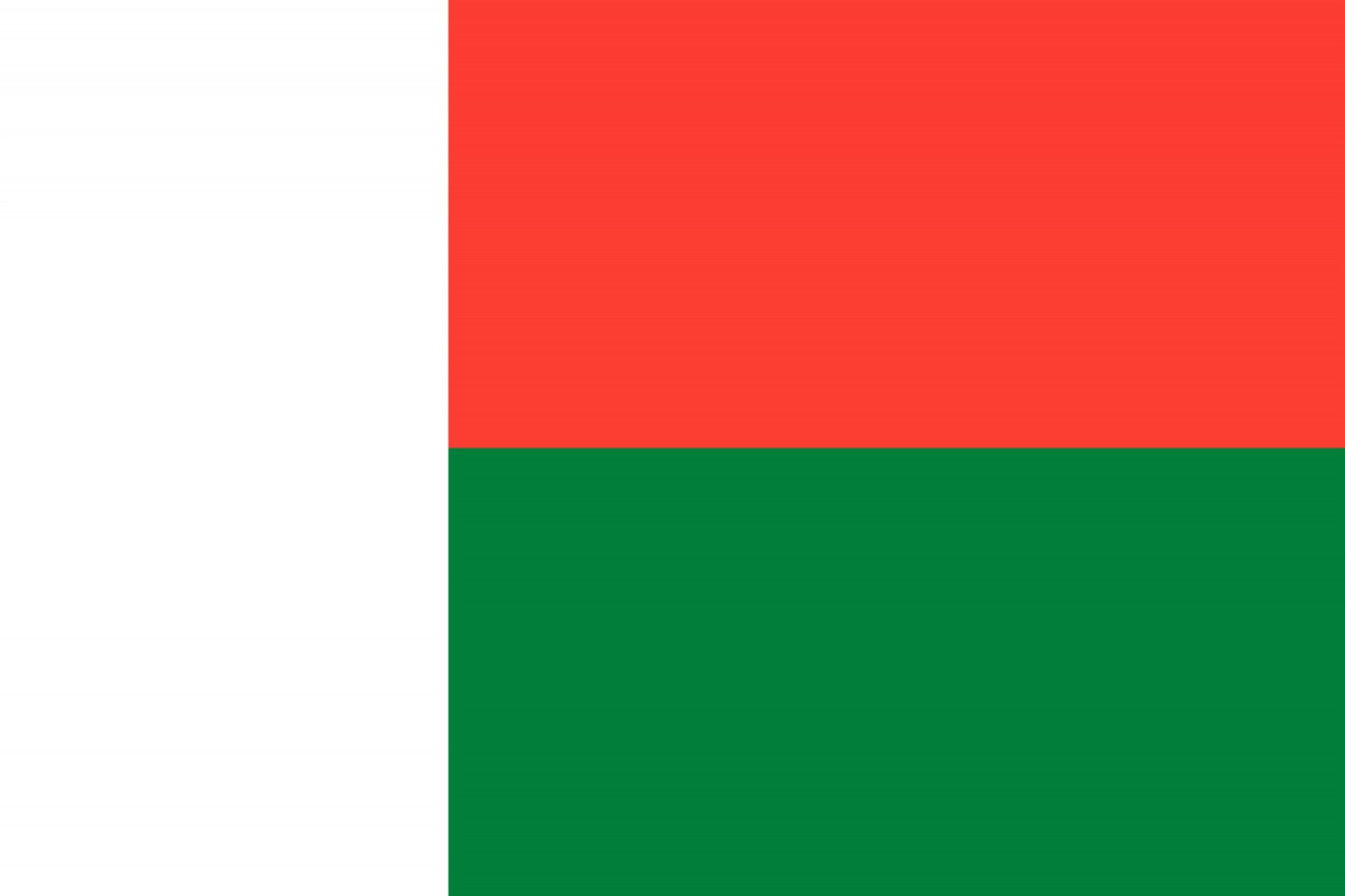 Madagascar Flag fridge, souvenier magnet travel keepsake vibrant colors, size: small