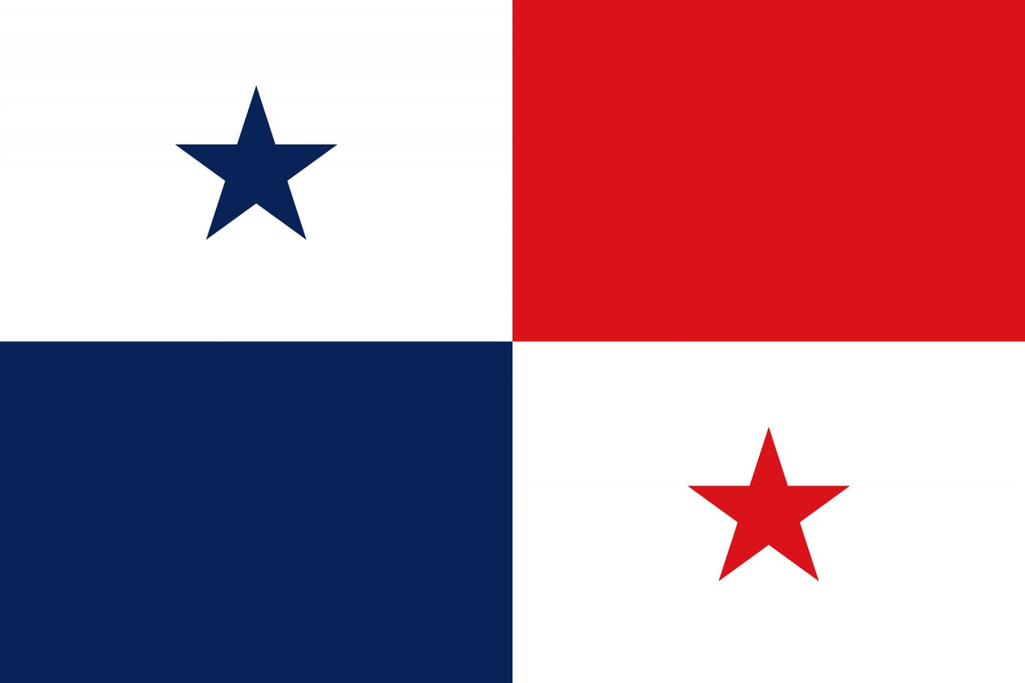 Panama Flag fridge, souvenier magnet travel keepsake vibrant colors, size: small
