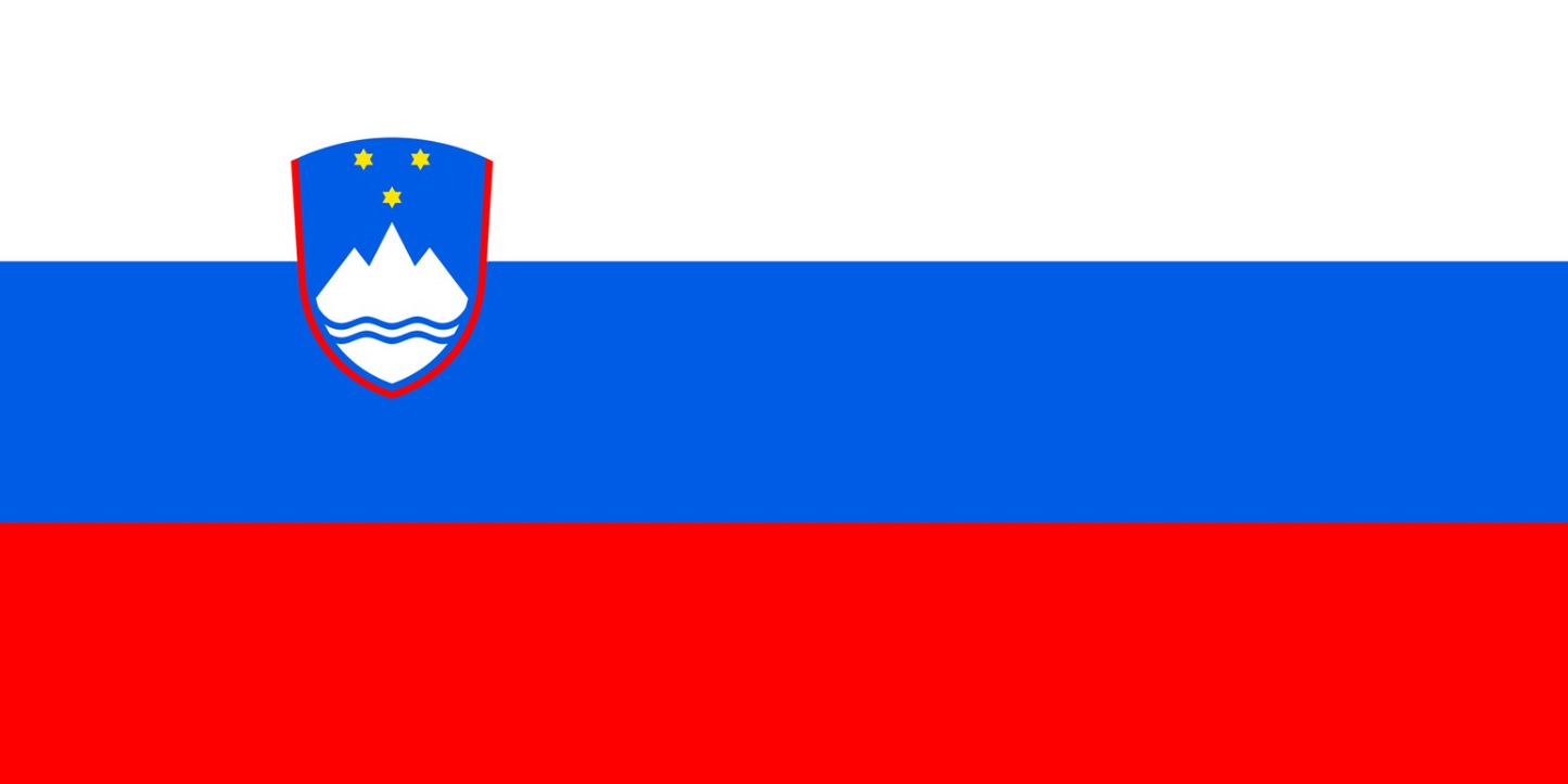 Slovenia Flag fridge, souvenier magnet travel keepsake vibrant colors size: small