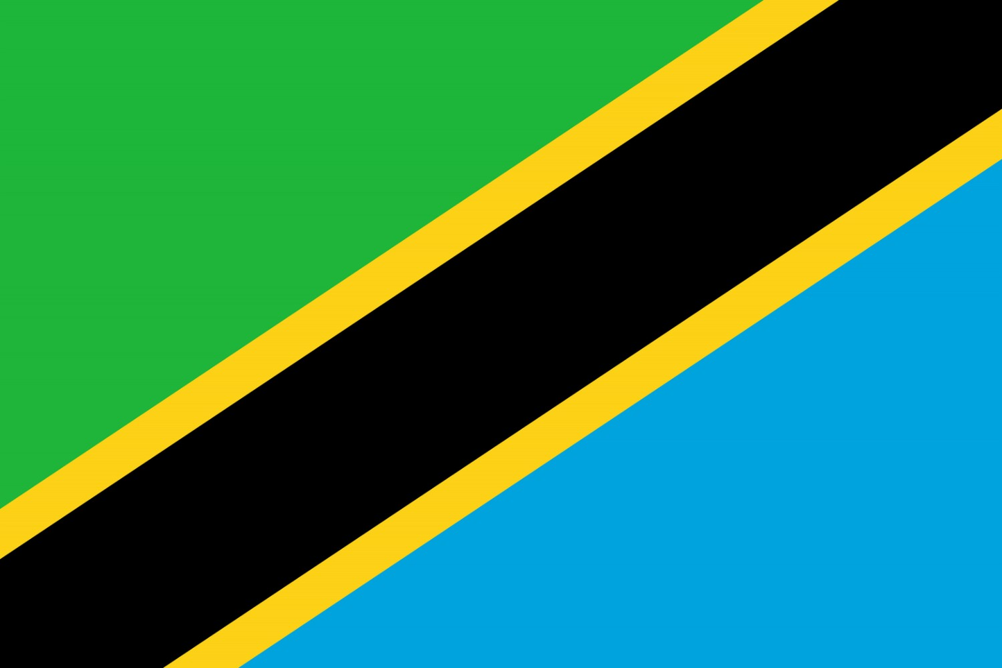 Tanzania Flag fridge, souvenier magnet travel keepsake vibrant colors, size: small