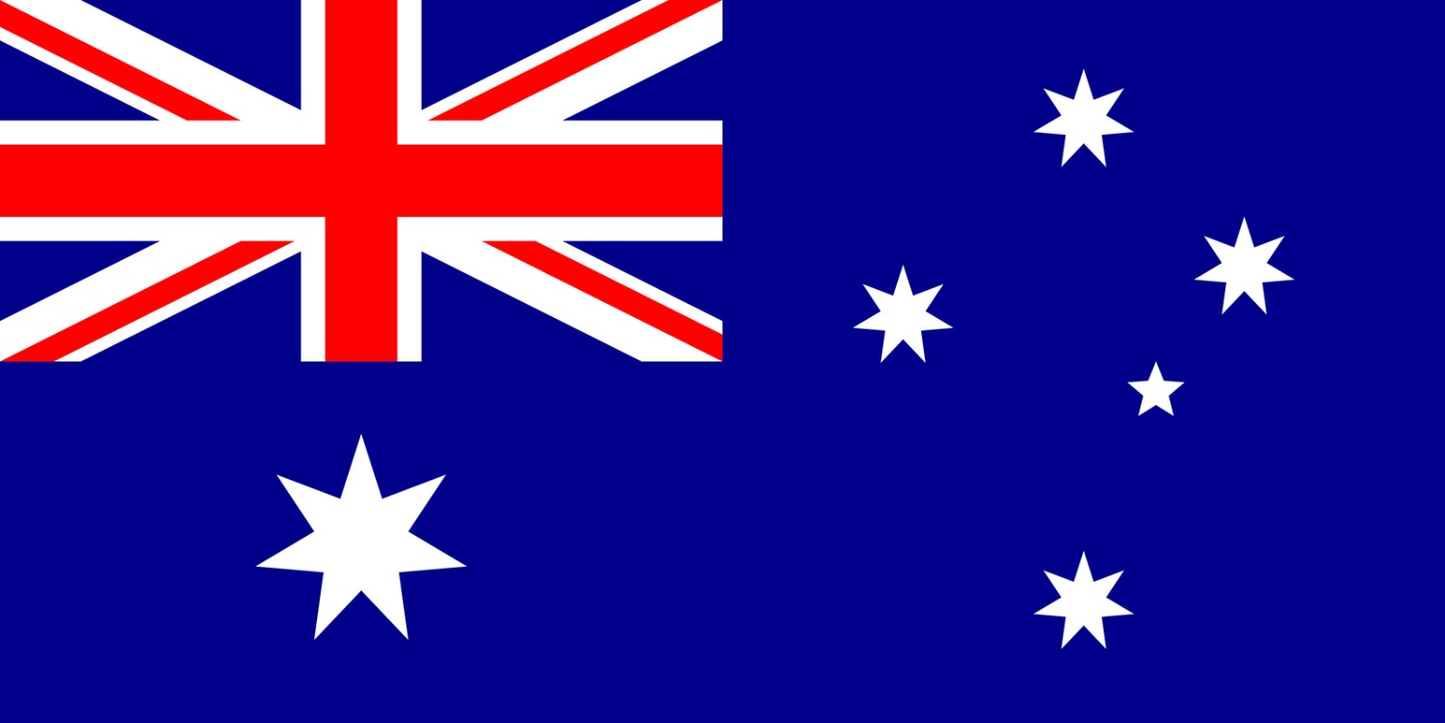 Australia Flag fridge, souvenier magnet travel keepsake vibrant colors, size: small