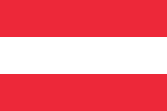 Austria Flag fridge, souvenier magnet travel keepsake vibrant colors, size: small