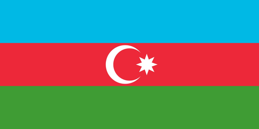 Azerbaijan Flag fridge, souvenier magnet travel keepsake vibrant colors, size: small