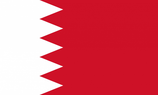 Bahrain Flag fridge, souvenier magnet travel keepsake vibrant colors, size: small