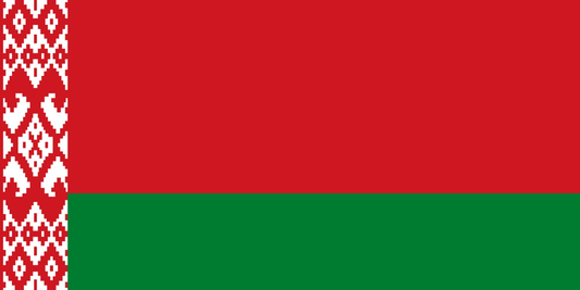 Belarus Flag fridge, souvenier magnet travel keepsake vibrant colors, size small,