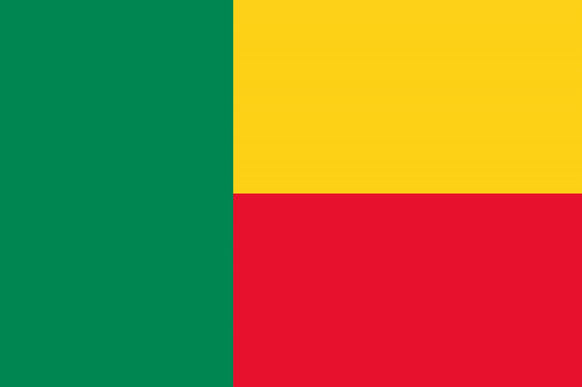 Benin Flag fridge, souvenier magnet travel keepsake vibrant colors choose  size: small