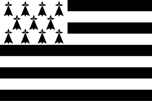 Bretagne Flag Magnet or Sticker