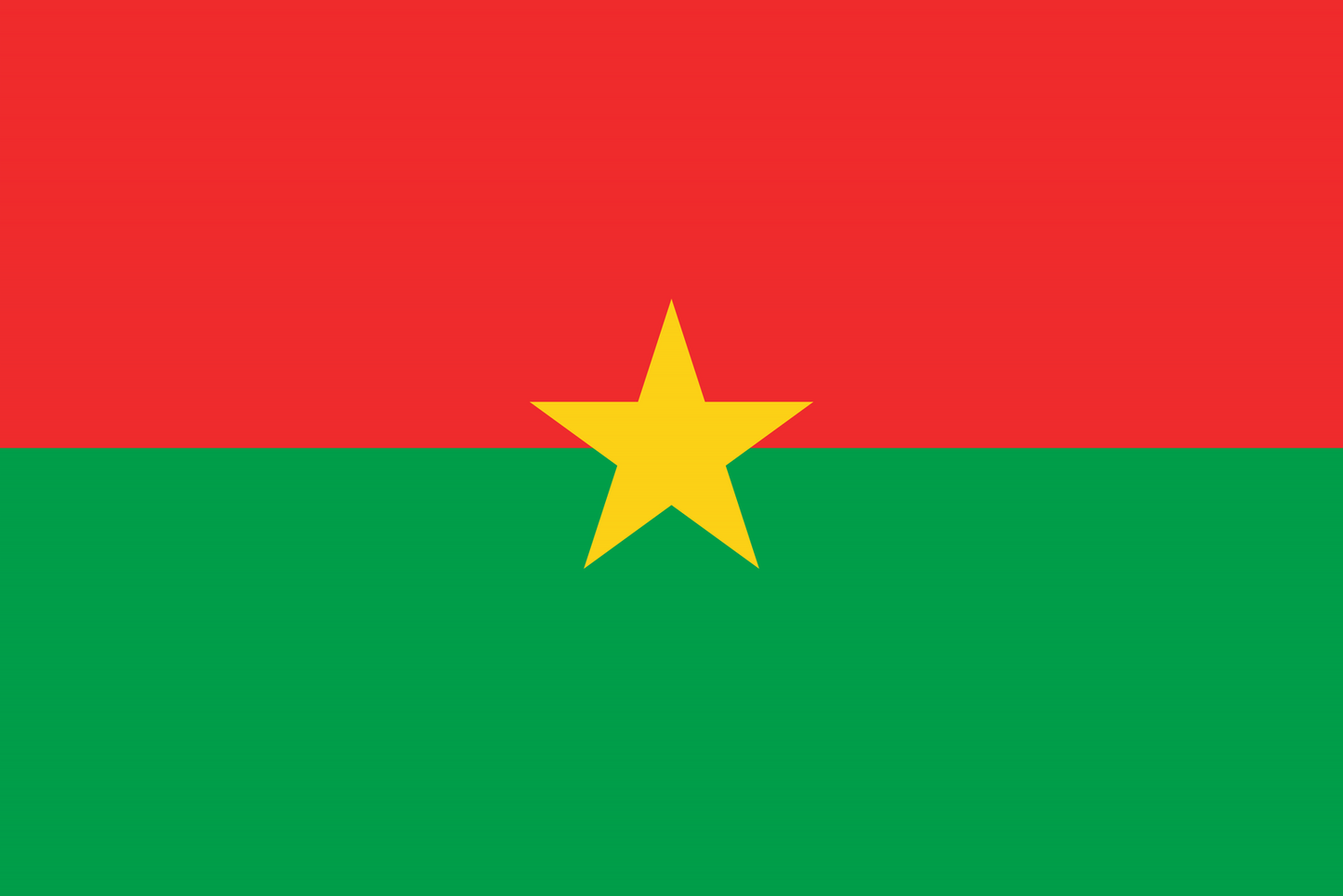 Burkina Faso Flag fridge, souvenier magnet travel keepsake vibrant colors, size: small