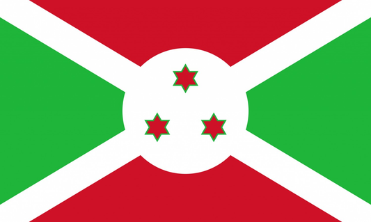 Burundi Flag fridge, souvenier magnet travel keepsake vibrant colors, size: small