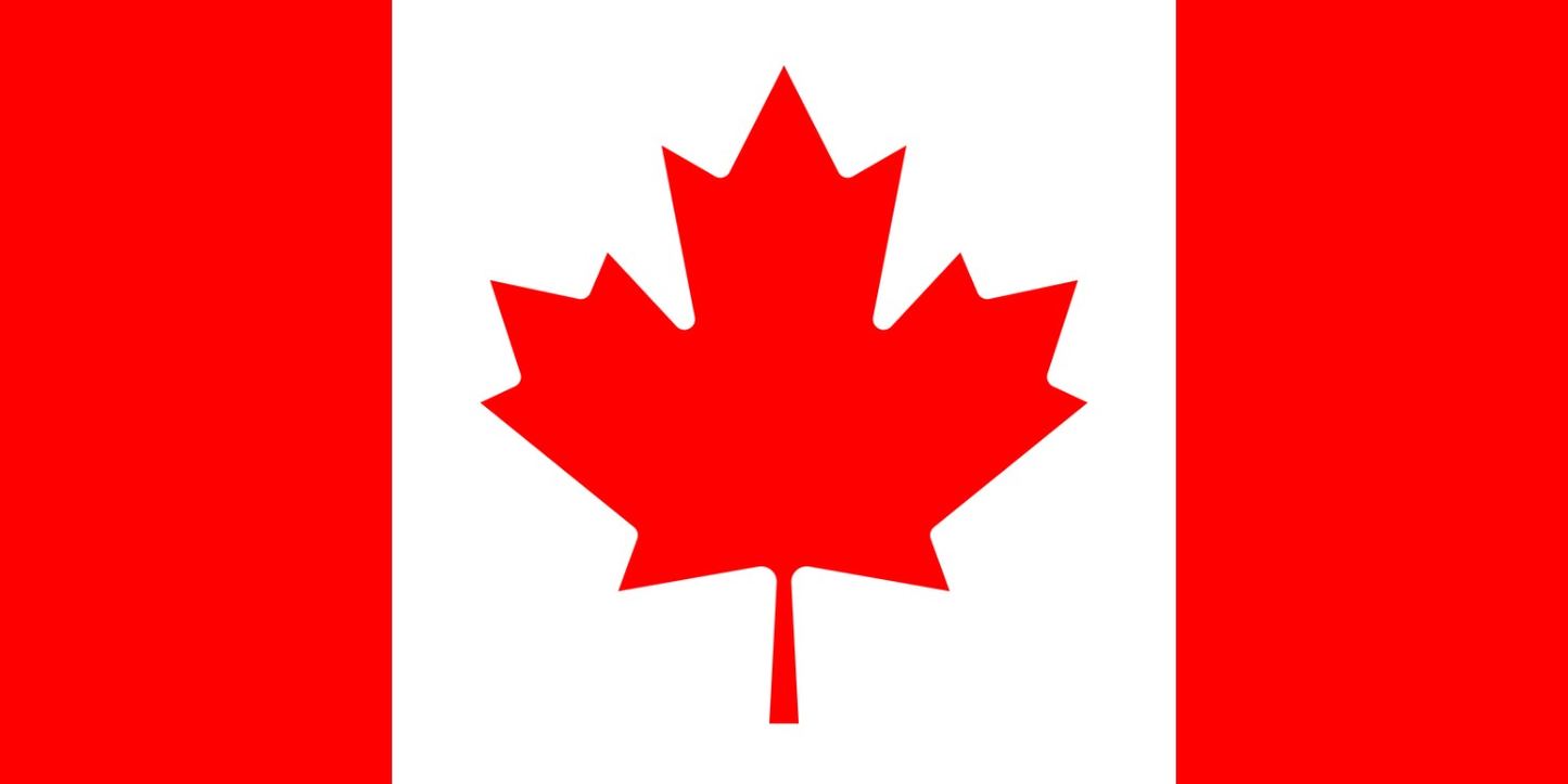 Canada Flag fridge, souvenier magnet travel keepsake vibrant colors, size: small