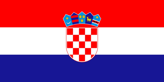 Croatia Flag fridge, souvenier magnet travel keepsake vibrant colors, size: small