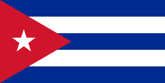 Cuba Flag fridge, souvenier magnet travel keepsake vibrant colors. size: small