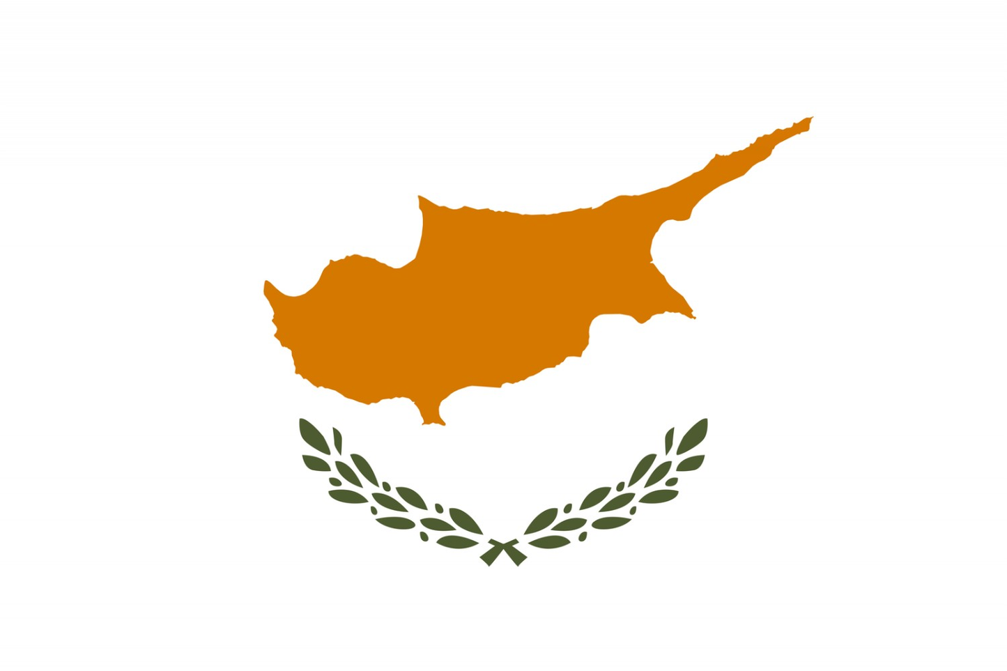 Cyprus Flag fridge, souvenier magnet travel keepsake vibrant colors, size: small