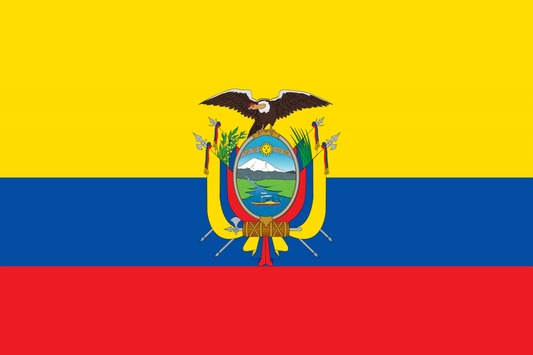 Ecuador Flag fridge, souvenier magnet travel keepsake vibrant colors, size: small