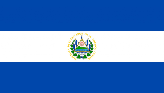 El Salvador Flag fridge, souvenier magnet travel keepsake vibrant colors, size: small