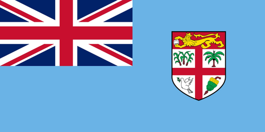 Fiji Flag fridge, souvenier magnet travel keepsake vibrant colors, size: small