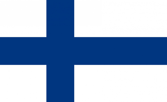 Finland Flag fridge, souvenier magnet travel keepsake vibrant colors, size: small