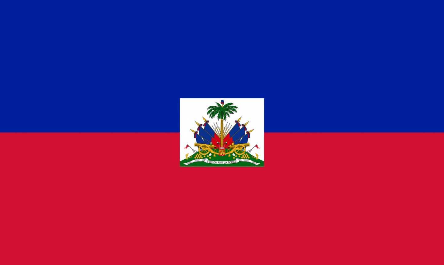 Haiti Flag fridge, souvenier magnet travel keepsake vibrant colors, size: small