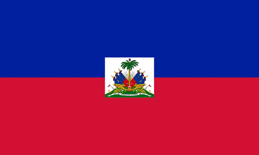 Haiti Flag fridge, souvenier magnet travel keepsake vibrant colors, size: small
