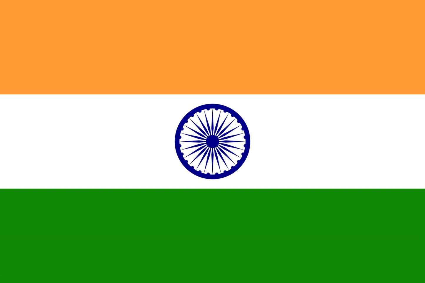 India Flag fridge, souvenier magnet travel keepsake vibrant colors, size: small
