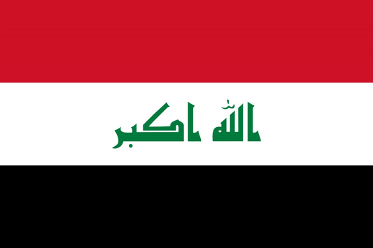 Iraq Flag fridge, souvenier magnet travel keepsake vibrant colors, size: small