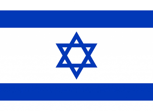 Israel Flag fridge, souvenier magnet travel keepsake vibrant colors, size: small