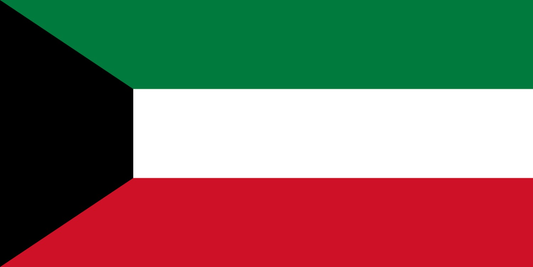 Kuwait Flag fridge, souvenier magnet travel keepsake vibrant colors, size: small