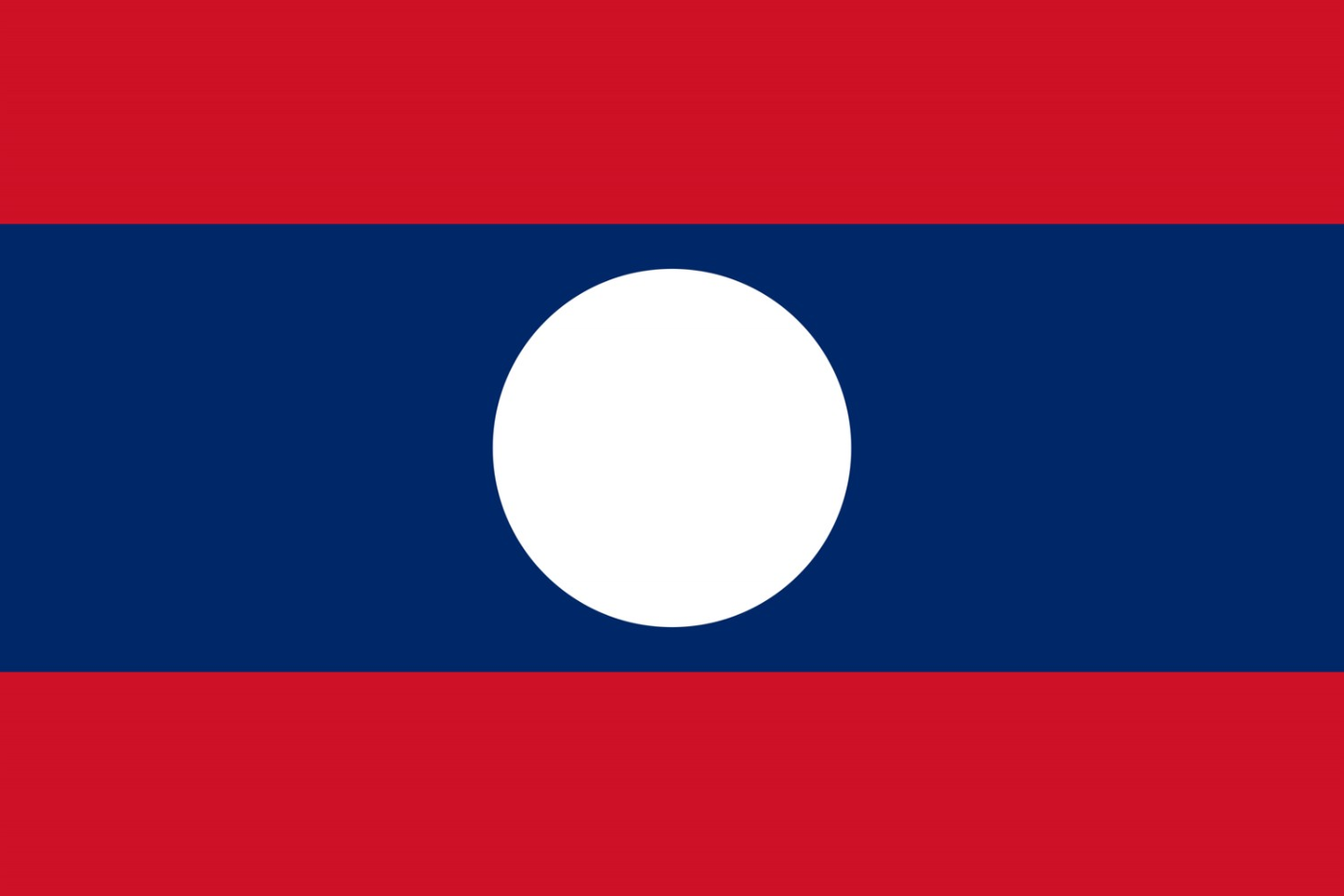 Laos Flag fridge, souvenier magnet travel keepsake vibrant colors, size: small