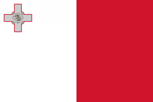 Malta Flag fridge, souvenier magnet travel keepsake vibrant colors, size: small
