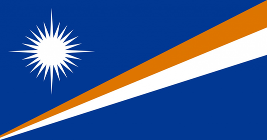 Marshall Islands Flag fridge, souvenier magnet travel keepsake vibrant colors, size: small