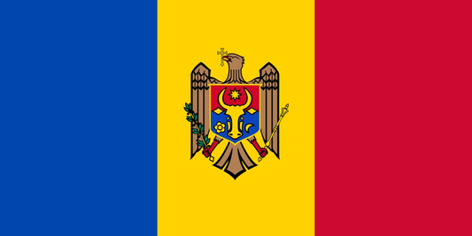 Moldova Flag fridge, souvenier magnet travel keepsake vibrant colors, size: small
