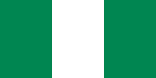 Nigeria Flag fridge, souvenier magnet travel keepsake vibrant colors, size: small