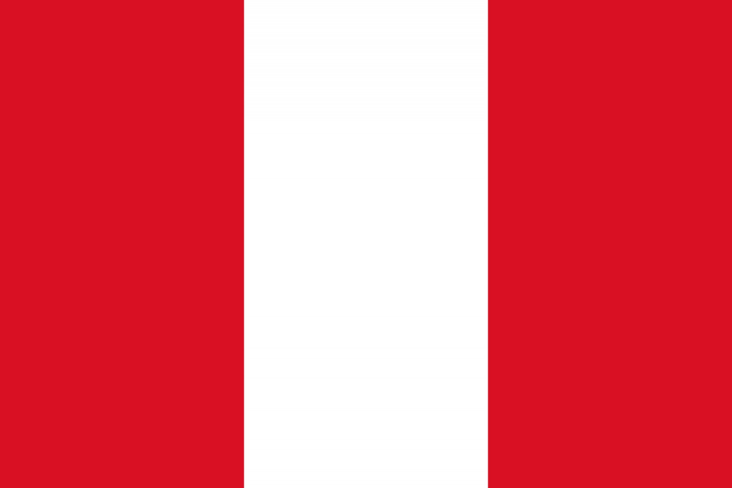 Peru Flag fridge, souvenier magnet travel keepsake vibrant colors, size: small