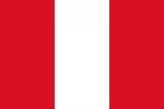 Peru Flag fridge, souvenier magnet travel keepsake vibrant colors, size: small
