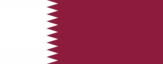 Qatar Flag fridge, souvenier magnet travel keepsake vibrant colors, size: small