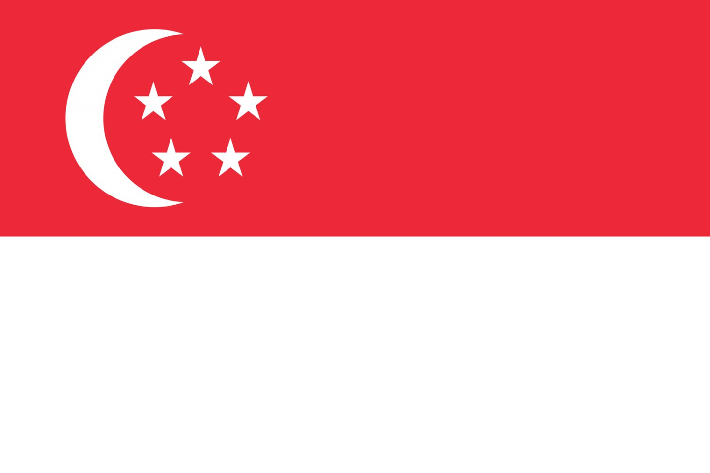 Singapore Flag fridge, souvenier magnet travel keepsake vibrant colors, size: small