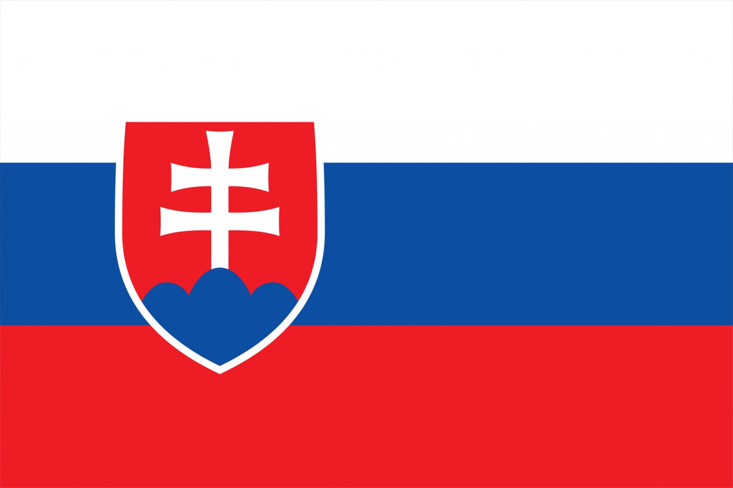 Slovakia Flag fridge, souvenier magnet travel keepsake vibrant colors, size: small