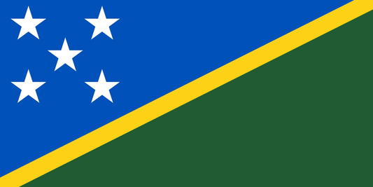 Solmon Islands Flag fridge, souvenier magnet travel keepsake vibrant colors, size: small