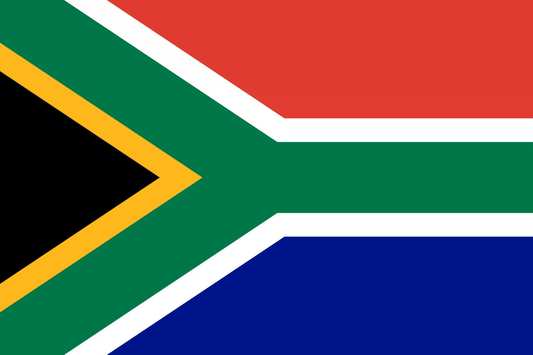 South Africa Flag fridge, souvenier magnet travel keepsake vibrant colors, size: small