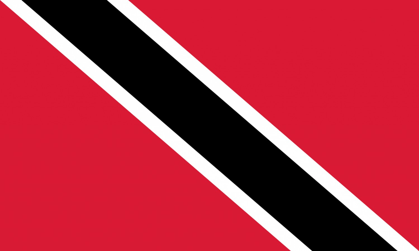 Trinidad and Tobago Flag fridge, souvenier magnet travel keepsake vibrant colors, size: small