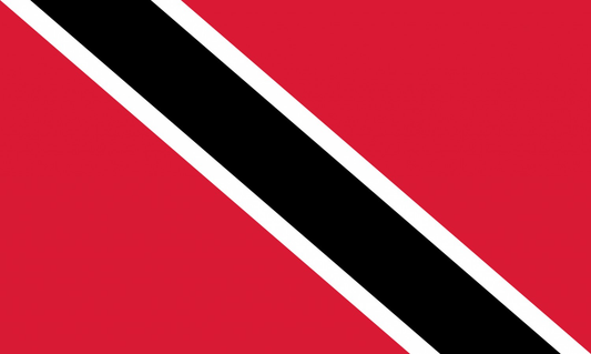 Trinidad and Tobago Flag fridge, souvenier magnet travel keepsake vibrant colors, size: small