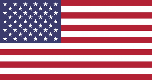 USA Flag fridge, souvenier magnet travel keepsake vibrant colors, size: small